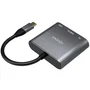Aisens Conversor USB-C a HDMI/USB-C/USB 3.0 3 en 1 Gris